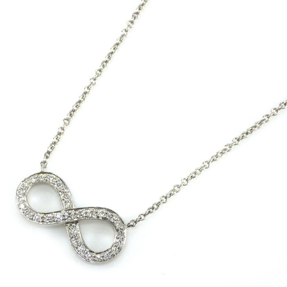Tiffany Infinity Necklace Platinum Diamond